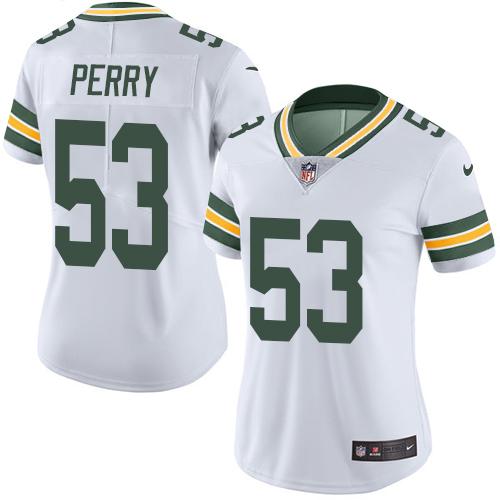 Nike Packers #53 Nick Perry White Women's Stitched NFL Vapor Untouchable Limited Jersey